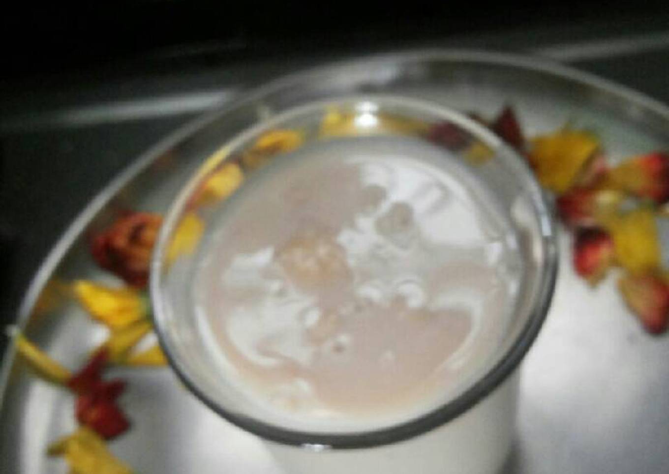 Apple milk shake