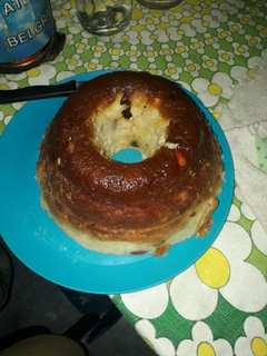 Una foto de Budín de pan primera vez!!!