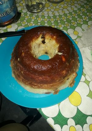Una foto de Budín de pan primera vez!!!