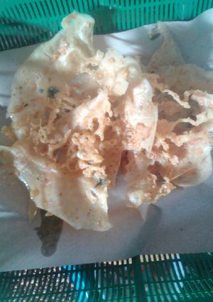 Foto resep Peyek soda kue udang rebon.