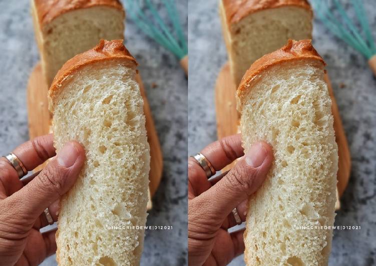 Bagaimana Menyiapkan Basic Milk Bread (Resep Roti Tawar, Empuk!) yang Bikin Ngiler