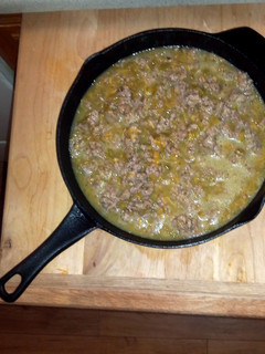 A picture of italian sausage frittata.