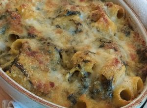 Foto di Mezze maniche con bietole gratinate