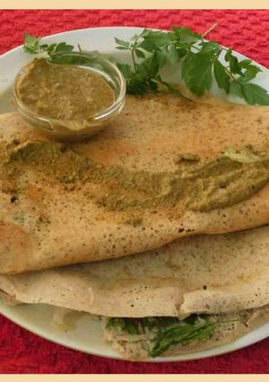முடக்கத்தான் கீரை தோசை(mudakkatthan keerai dosai recipe in tamil) செய்முறை முக்கிய புகைப்படம்