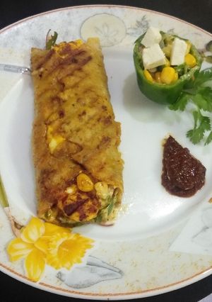 A picture of Cheese corn wrap.