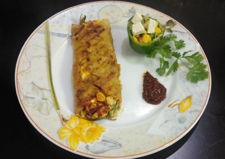 Recipe of Speedy Cheese corn wrap