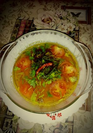 টমেটো ধনিয়া পাতা দিয়ে মুসুরি ডাল (Tomato dhania pata diye musurir dal recipe in Bengali) রেসিপির প্রধান ছবি