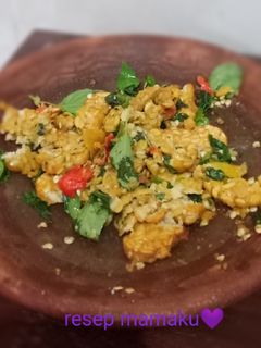 Foto resep Penyet tempe kemangi