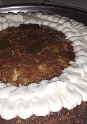 Una foto de Budín de pan con crema!!!