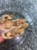 Empanadas de champiñones y cebolla caramelizada