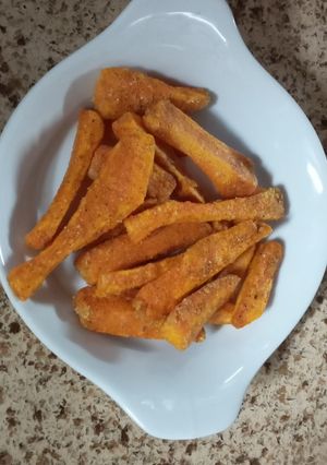 صورة لوصفة بطاطا حلوه (قلي)