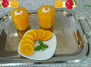 صورة لوصفة مهلبية البرتقال