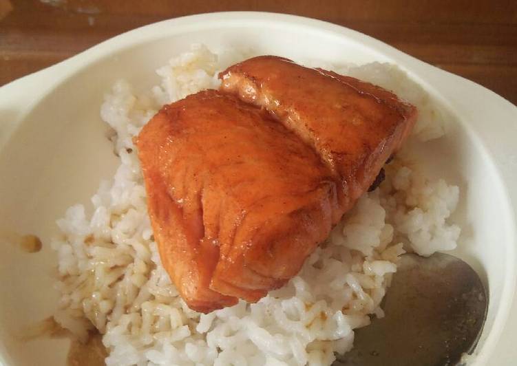 Cara Membuat Salmon saus shoyu Untuk Pemula!
