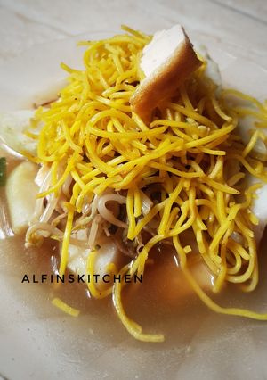 Foto resep Lontong mie surabaya