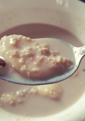 Hình của món Yến mạch chuối.