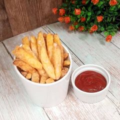 A picture of French fries.