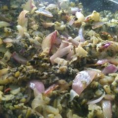 A picture of Molli ke patto ki bhurji.