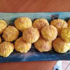 Una foto de Sultanas de coco o cocaditas