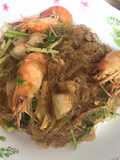 กุ้งอบวุ้นเส้น