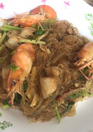 รูปของ กุ้งอบวุ้นเส้น