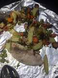 Sheet pan tilapia & vegetable medley
