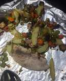 Sheet pan tilapia & vegetable medley