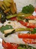 Poisson blanc à la Thaï Dos de merlu