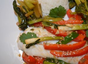 Une photo de Poisson blanc à la Thaï Dos de merlu