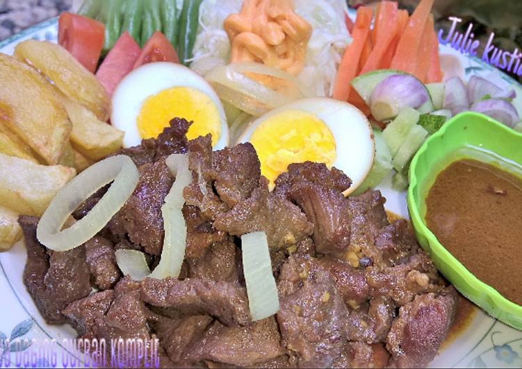 Bistik Jawa Daging Qurban Komplit