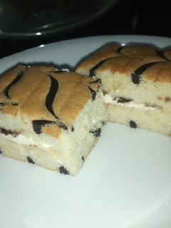 A picture of Zebra cake.
