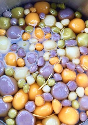Hình của món Chè trôi nước khoai lang.