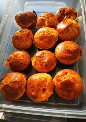 Une photo de Petit gâteau à la confiture d'abricot allégée