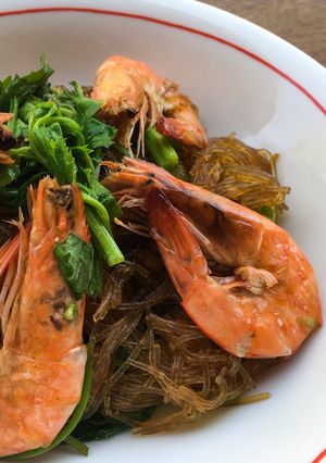 รูปของ กุ้งอบวุ้นเส้น