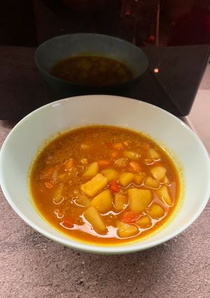 Rote Kartoffelsuppe Rezepthauptbild