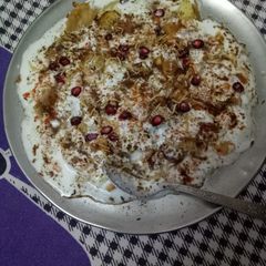A picture of Punjabi Style Chat Papdi.