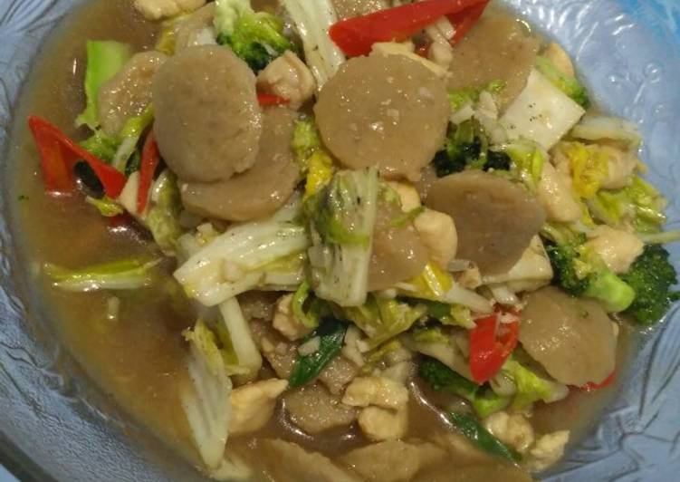 Cah ayam brokoli