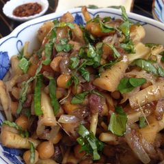 A picture of Braised Parsnips with Dates.