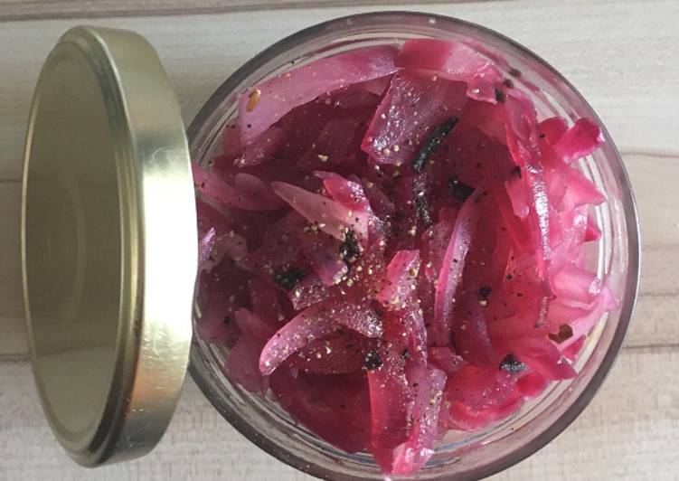 Comment Préparer Les Oignons rouges pickles