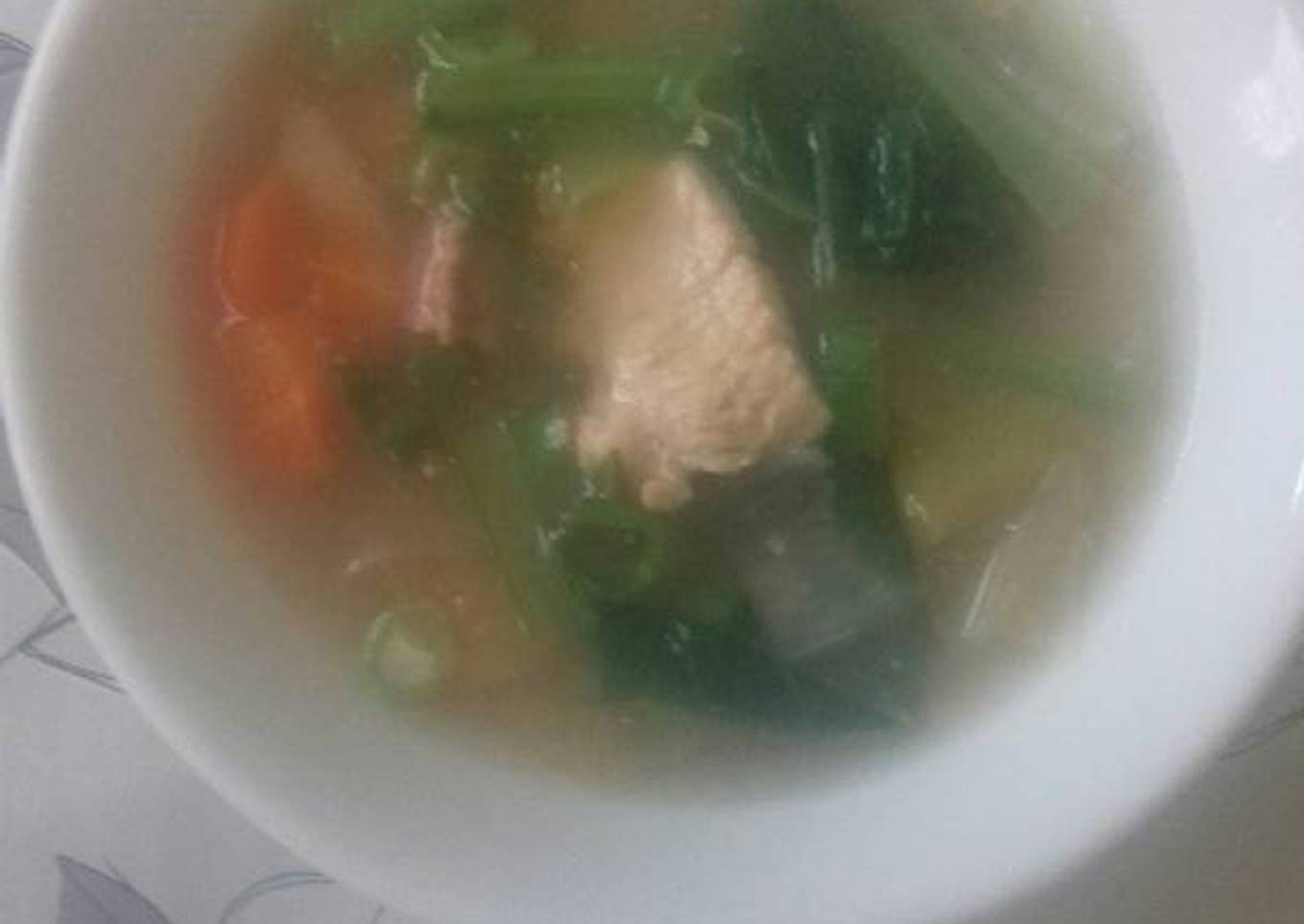 Sop Ayam kuah miso