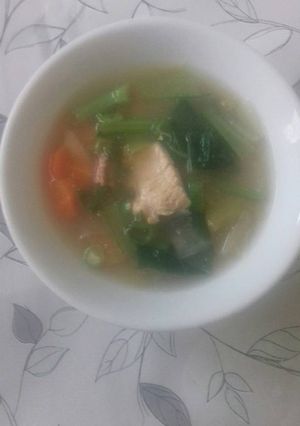 Foto resep Sop Ayam kuah miso