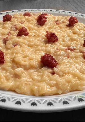Foto di Risotto gorgonzola e salsiccia 🧀 🍖