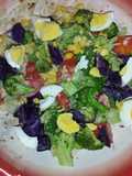 Salad ubi ungu