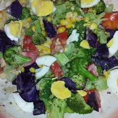 A picture of Salad ubi ungu.