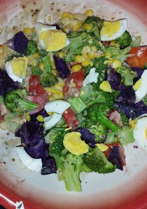 Foto resep Salad ubi ungu