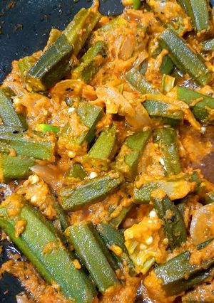 A picture of Bhindi masala.