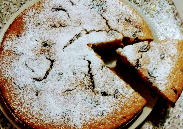 Torta con la zucca 🎃 uvetta 🍇 e marmellata di prugne 🍑