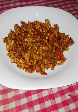 Foto resep Sambal teri tempe#WeekendChallenge