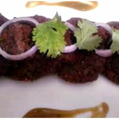 A picture of Veg galouti kabab.