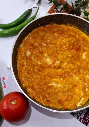 عکسی از دستور املت کدو سبز 😋