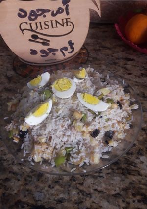 صورة لوصفة سلطة رز خفيفه